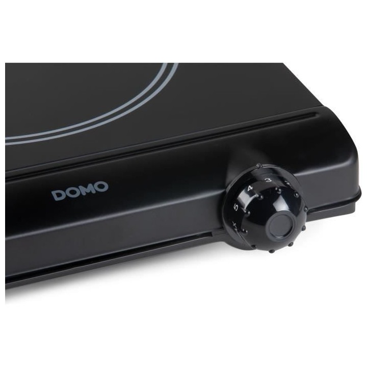 Plaque de cuisson céramique - DOMO - 1 feu - 25,3 x 28,7 x 7 cm - DO3