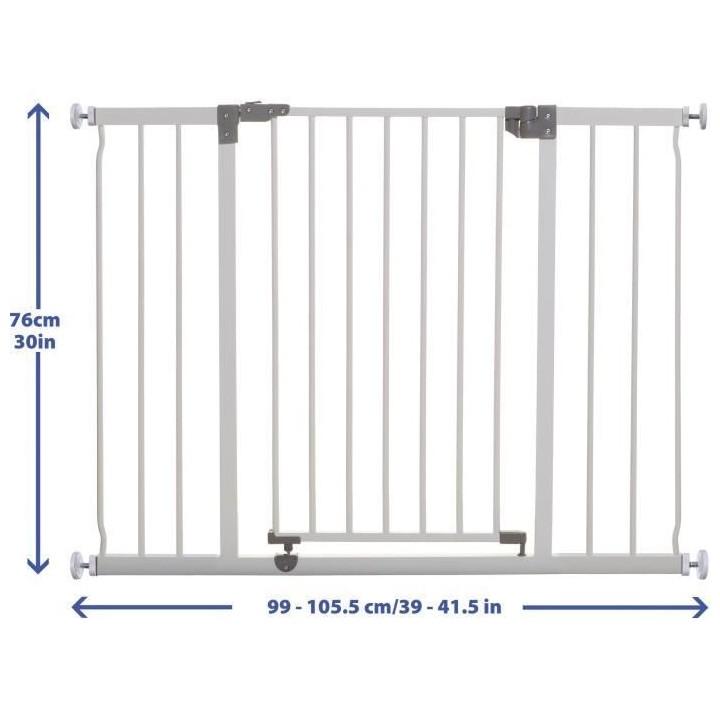 DREAMBABY Barriere de sécurité Extra large LIBERTY - Par pression -