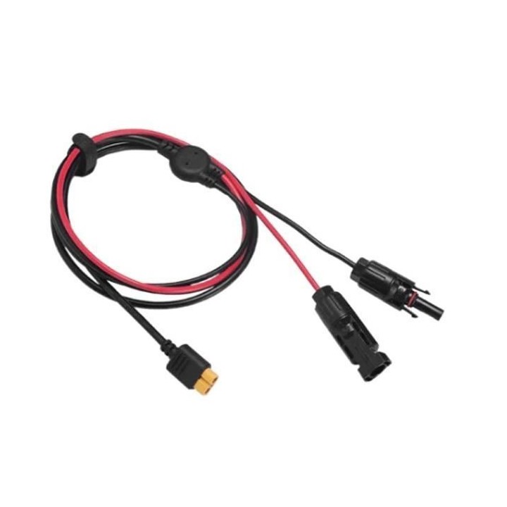 Câble solaire ECOFLOW MC4 du XT60i OB03750 - 3,5 m - Noir - Pour conn