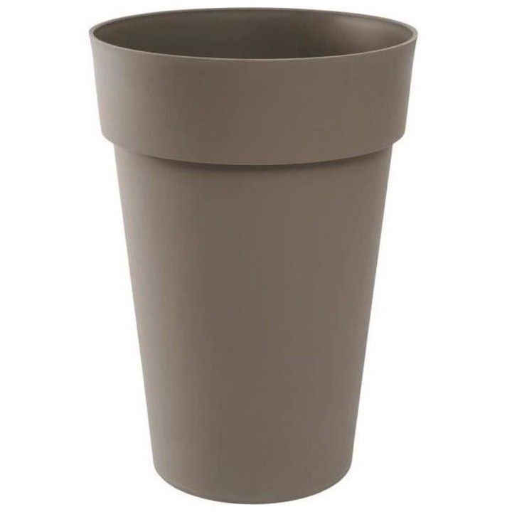 EDA Pot/Vase Toscane haut - Ø 46 x H 65 cm - 67 L - Taupe