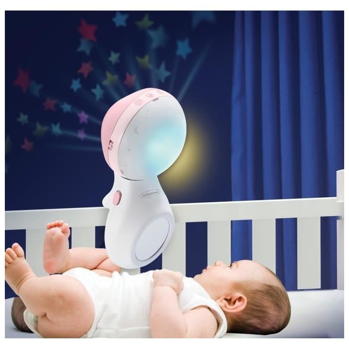 INFANTINO Mobile Fille Douce Nuit 3 en 1 Rose