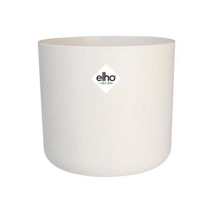 ELHO B.for Soft Pot de fleurs rond 35 - Blanc - Ø 35 x H 32 cm - int