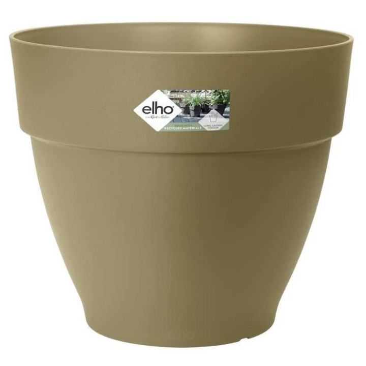 Pot De Fleurs Rond VIBIA - Plastique Réservoir - Ø47 - Vert