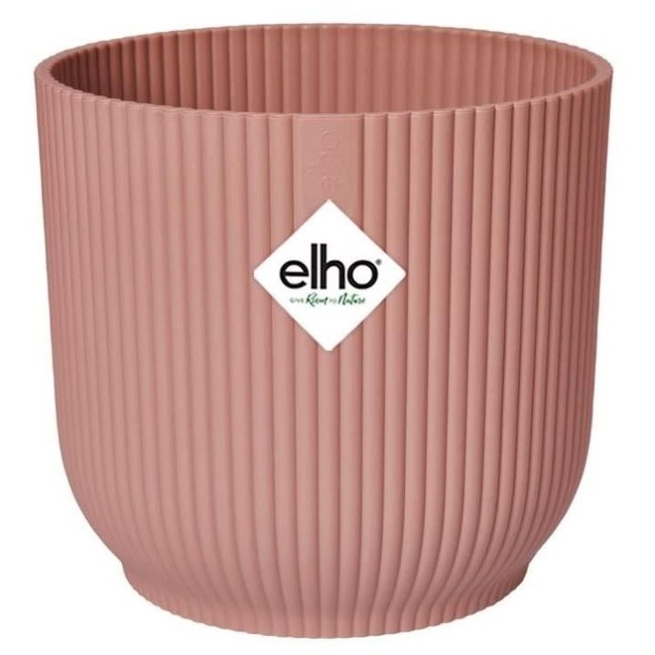 Pot De Fleurs Rond VIBES - Plastique - Ø30 - Bleu Foncé