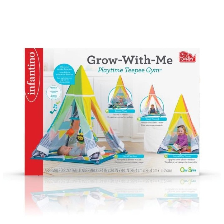 INFANTINO Tipi tapis de jeux évolutif
