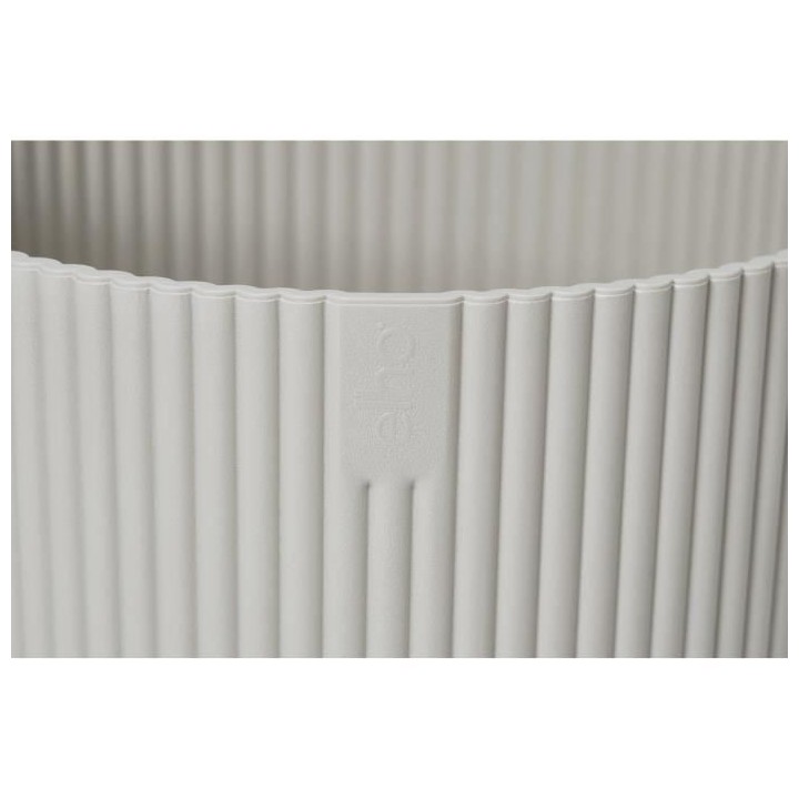 ELHO Vibes Fold Pot de fleurs rond 30 - Blanc - Ø 30 x H 27 cm - int