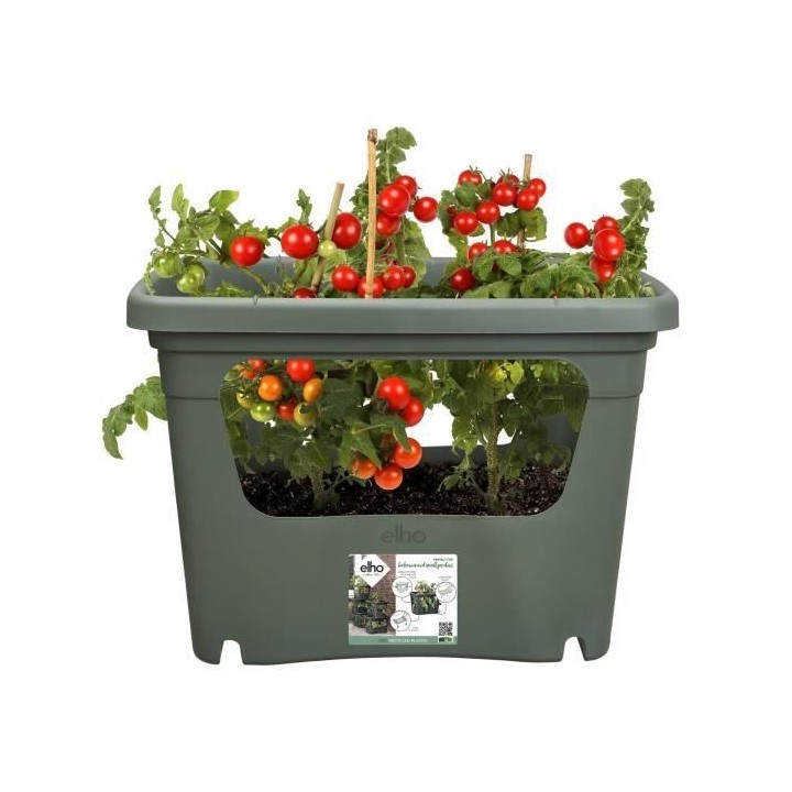 ELHO - Pot de fleurs - Green Basics Stack & Grow Large - Leaf Green -