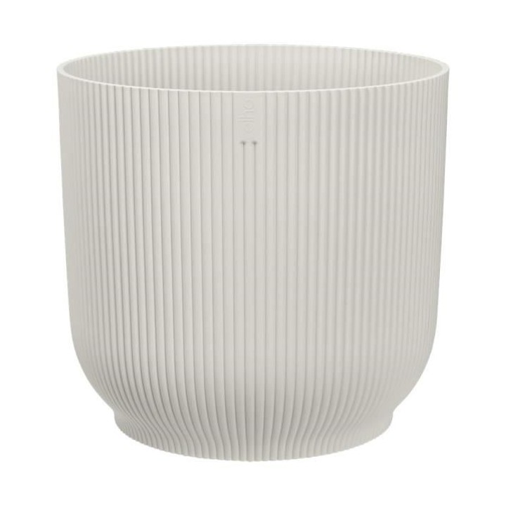 ELHO Vibes Fold Pot de fleurs rond Roues 35 - Blanc - Ø 35 x H 32 cm
