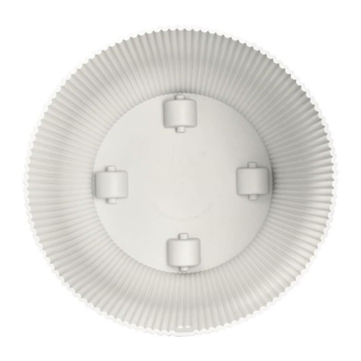 ELHO Vibes Fold Pot de fleurs rond Roues 35 - Blanc - Ø 35 x H 32 cm