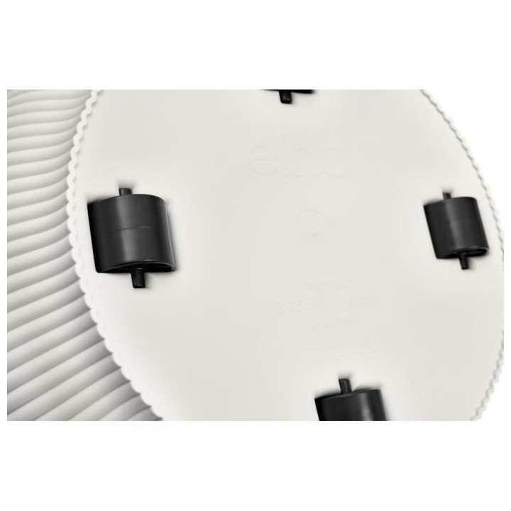 ELHO Vibes Fold Pot de fleurs rond Roues 35 - Blanc - Ø 35 x H 32 cm