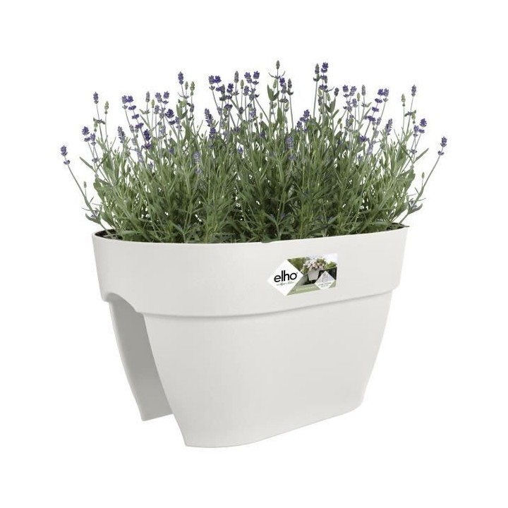 Planteur ELHO Vibia Campana Flower Bridge 40 - Blanc Soie - Balcon ext