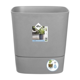 Pot de fleurs ELHO - Greensense Aqua Care Carré 38 - Ciment Clair - I