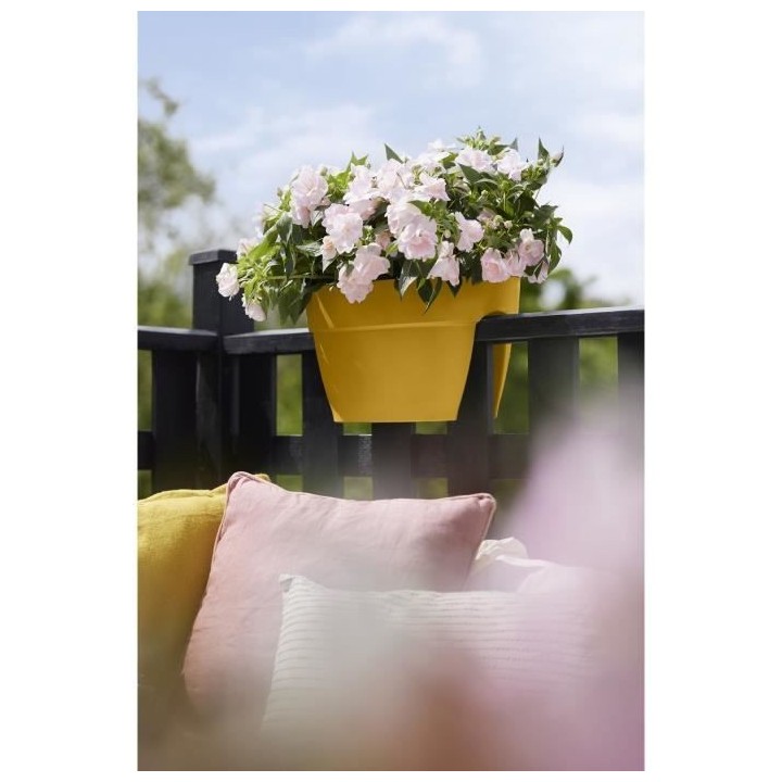 Planteur - ELHO - Vibia Campana Flower Bridge 40 - Jaune Miel - Balcon
