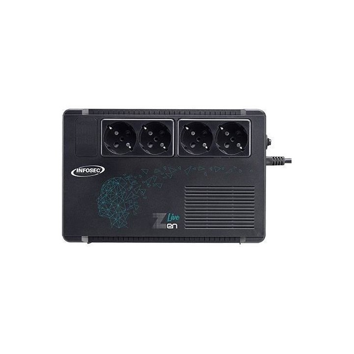 Onduleur 650 VA - INFOSEC - Zen Live 650 - Line Interactive - 4 prises