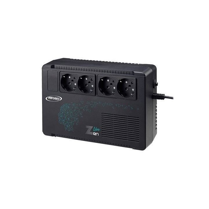 Onduleur 650 VA - INFOSEC - Zen Live 650 - Line Interactive - 4 prises