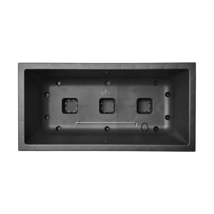 Elho Vivo Next Long 60 Bac a fleurs - Noir - L 59 x B 30 x H 29 cm - i