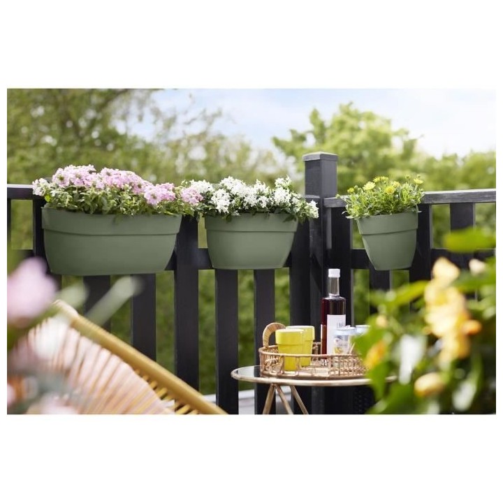 Pot de fleurs ELHO - Vibia Campana Easy Hanger Small - Vert Pistache -