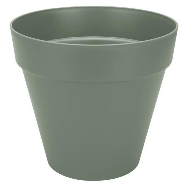 Planteur Rectangle VIBIA - Plastique - Réservoir - Ø50 - Jaune Miel