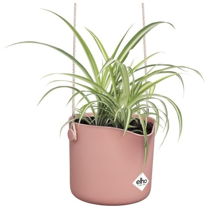 Pot De Fleurs Rond B.FOR - Plastique - Ø18 - Rose Poudré