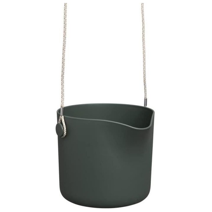 Pot De Fleurs Rond B.FOR - Plastique - Ø18 - Leaf Green - ELHO - Univ