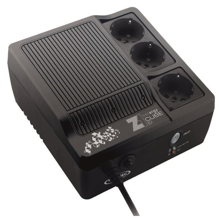 Onduleur 600 VA - INFOSEC - Z1 ZenCube EX 600 - Haute fréquence - 3 p