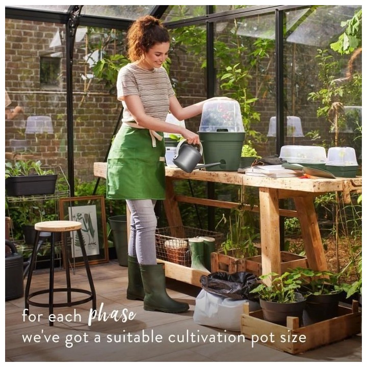 ELHO Green Basics Plateau De Culture Allin1 L - Noir - L 39 x B 23 x H