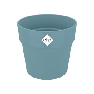 ELHO B.for Original Pot de fleurs rond Roues 35 - Bleu - Ø 35 x H 32