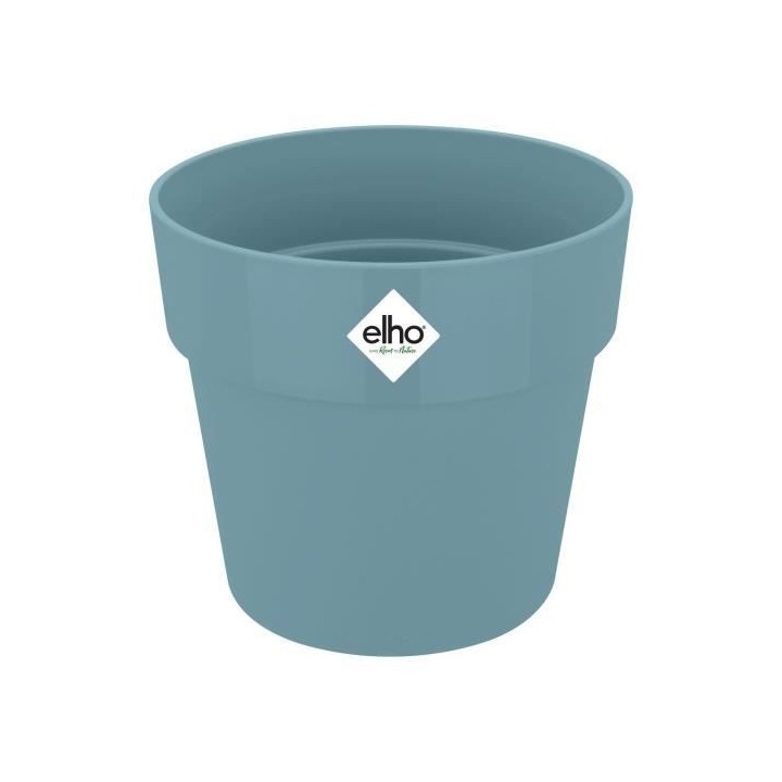 ELHO B.for Original Pot de fleurs rond Roues 35 - Bleu - Ø 35 x H 32