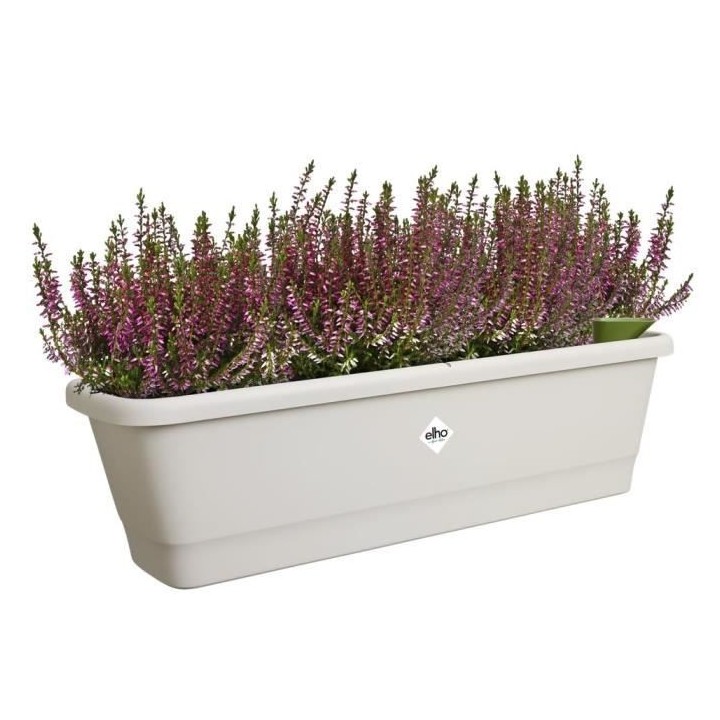 Elho Noa Balconniere L - Gris - L 65 x B 20 x H 18 cm - Balconextérie