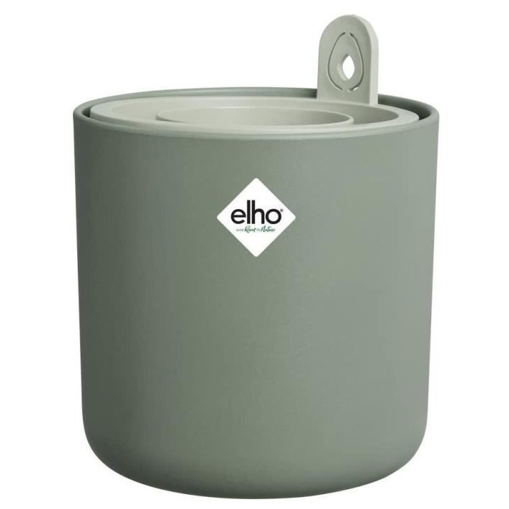 Pot De Fleurs Rond AMAZING AVOCADO - Plastique - Ø16 - Leaf Green