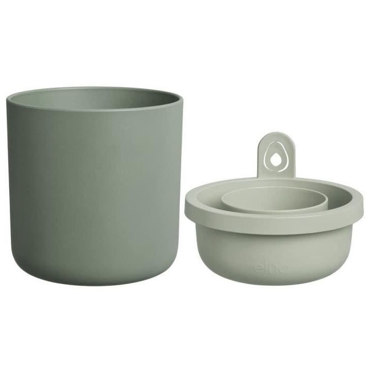 Pot De Fleurs Rond AMAZING AVOCADO - Plastique - Ø16 - Leaf Green