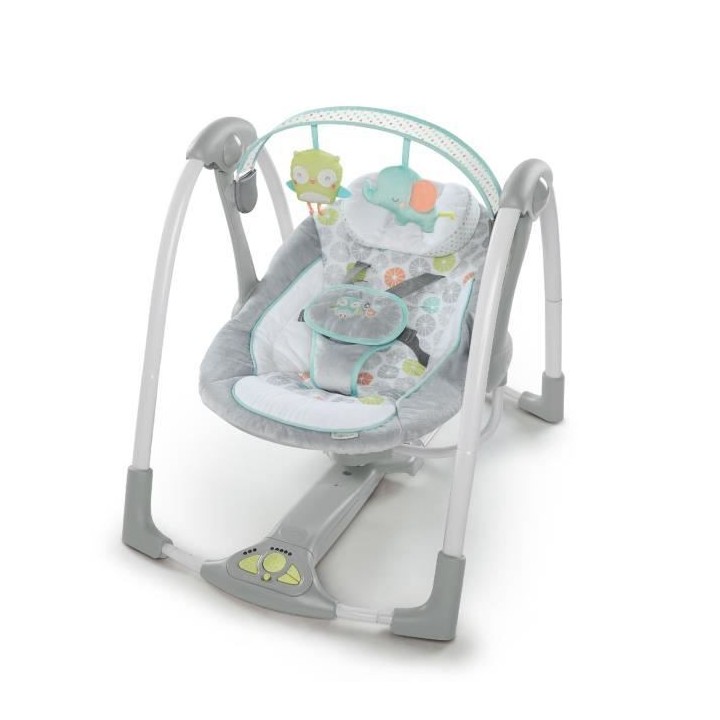 INGENUITY Balancelle Compacte électrique Swing and Go Hugs & Hoots