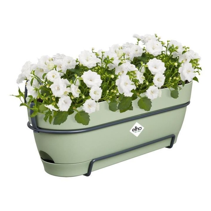 Elho Vibia Campana Balconniere Allin1 50 - Vert - L 50 x B 26 x H 17 c