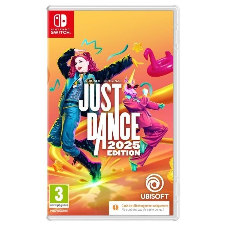 Just Dance 2025 - Jeu Nintendo Switch - Code In A Box