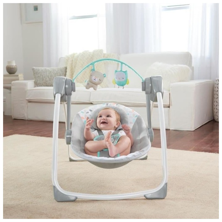 INGENUITY Balancelle bébé électrique Compacte - Fanciful Forrest