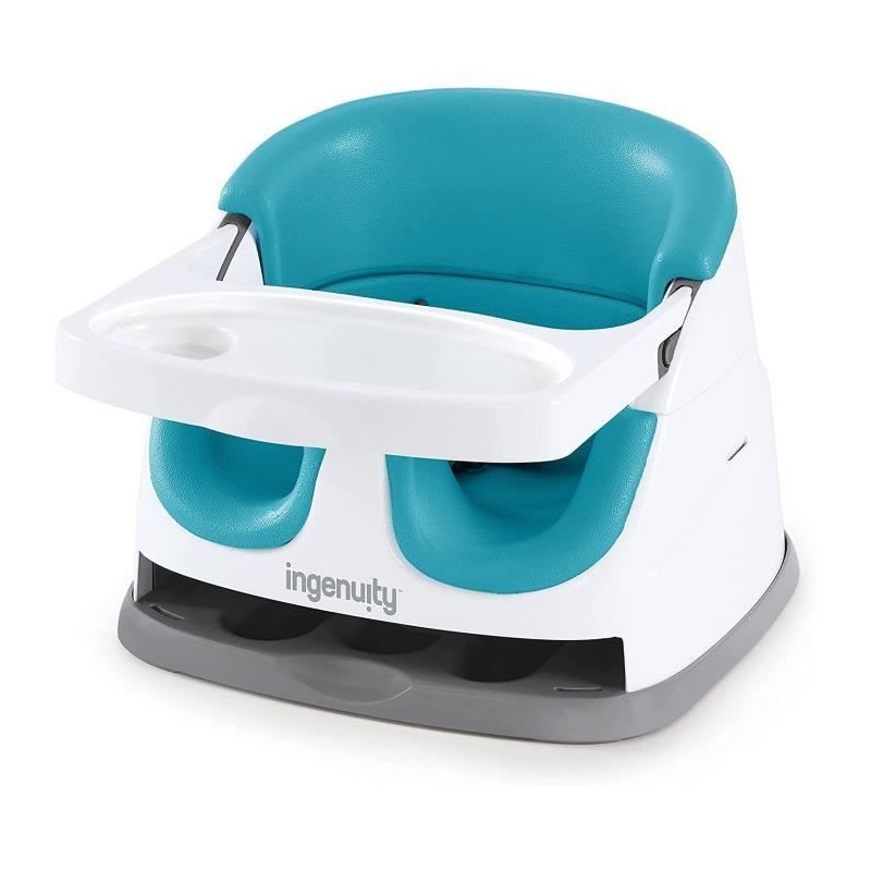 Ingenuity Rehausseur Baby Base 2-in-1 Bleu paon