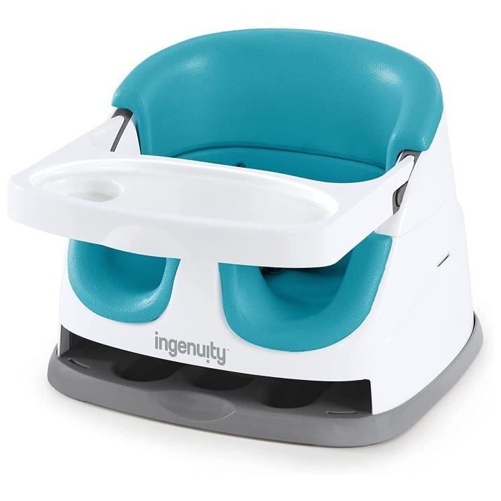 Ingenuity Rehausseur Baby Base 2-in-1 Bleu paon