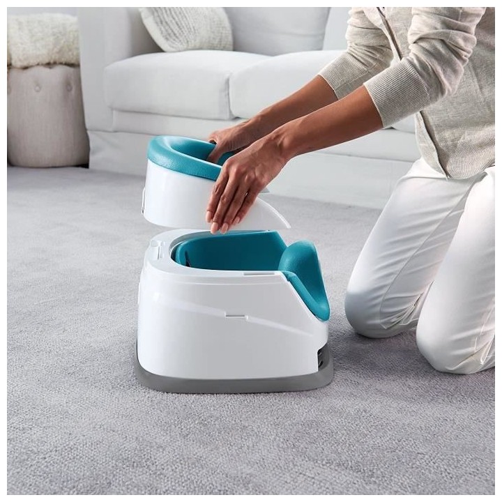 Ingenuity Rehausseur Baby Base 2-in-1 Bleu paon