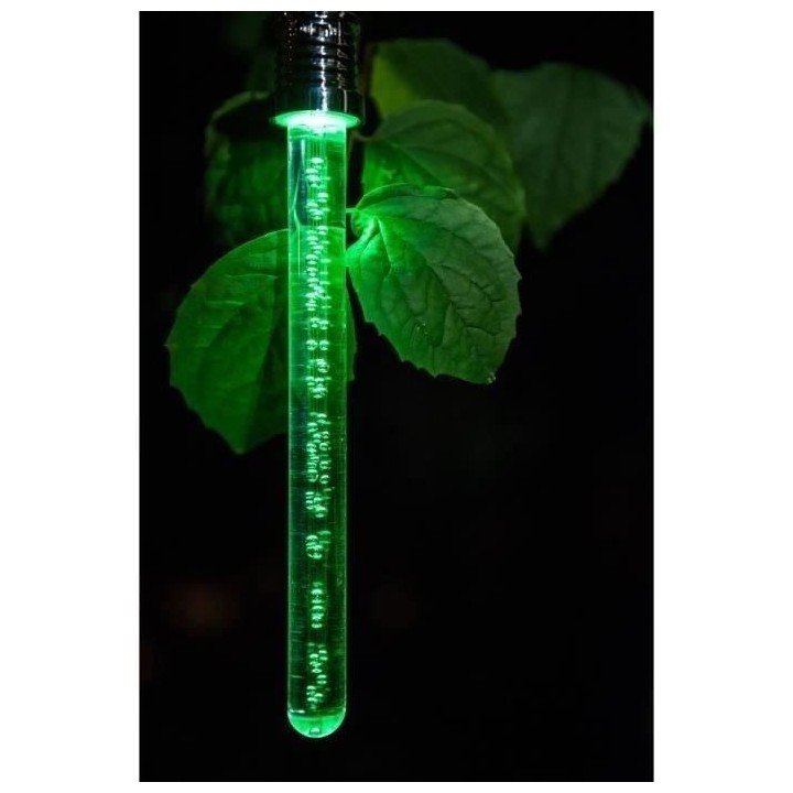 Lanterne Bâton Solaire - GARDEN ID Cristal - 22 cm - Couleur changean