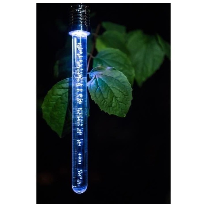 Lanterne Bâton Solaire - GARDEN ID Cristal - 22 cm - Couleur changean