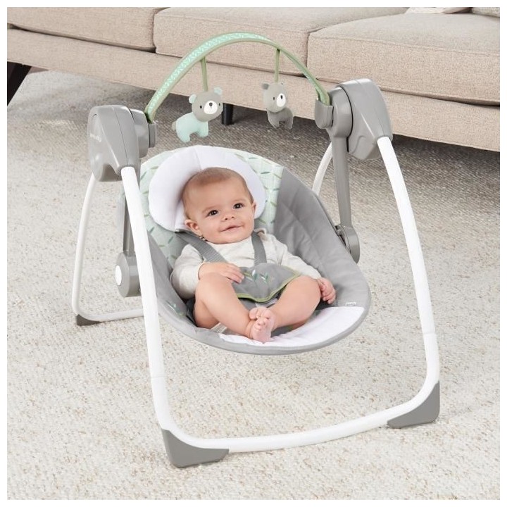 INGENUITY Balancelle bébé électrique Ourson - Kendrick