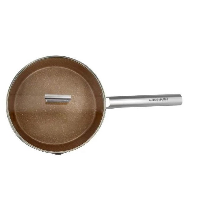 Sauteuse - ARTHUR MARTIN - AM3542 - 28 cm avec couvercle - Aluminium F