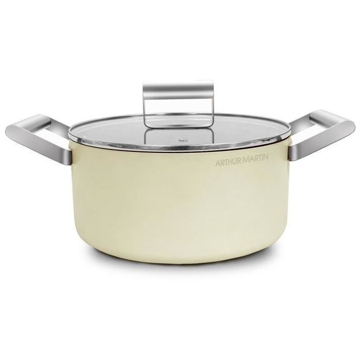 Marmite - ARTHUR MARTIN - AM0063 - 20 cm avec couvercle - Aluminium Fo