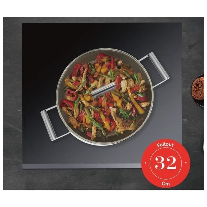 Faitout - ARTHUR MARTIN - AM0982 - 32 cm avec couvercle - Aluminium Fo