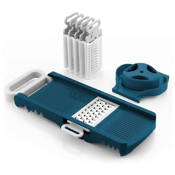 Mandoline pliable - ARTHUR MARTIN - AMM530 - 6 en 1 - 3 Lames de râpe