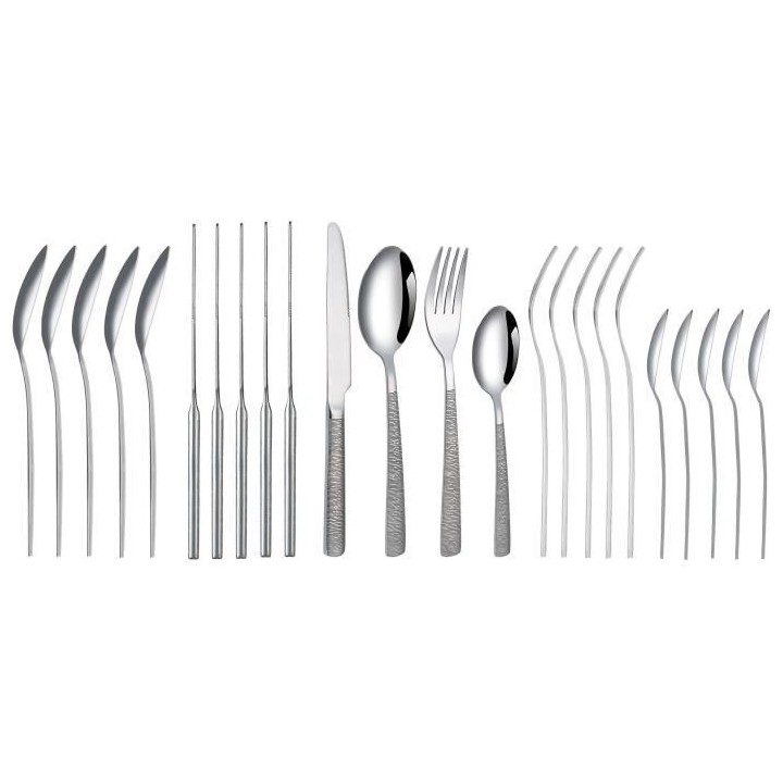 Ménageres - ARTHUR MARTIN - AM1551 - 24 pieces - Acier inoxydable - F