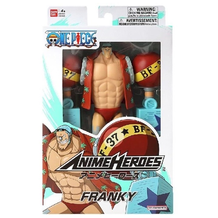 Figurine Anime Heroes - Bandai - One Piece - Franky - 17 cm