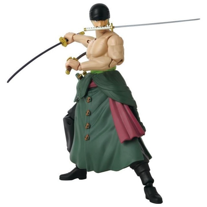 Figurine Anime Heroes - BANDAI - One Piece Zoro Style 3 épées 17 cm