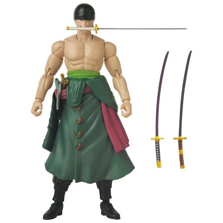 Figurine Anime Heroes - BANDAI - One Piece Zoro Style 3 épées 17 cm