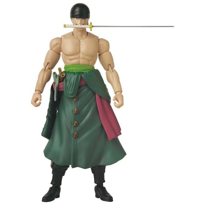 Figurine Anime Heroes - BANDAI - One Piece Zoro Style 3 épées 17 cm